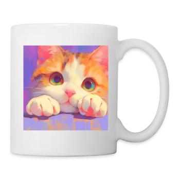 Cat, Cat Motif - Mug - white - Right