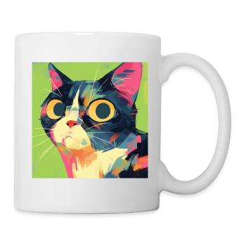 Cat, Cat Motif - Mug - white - Right