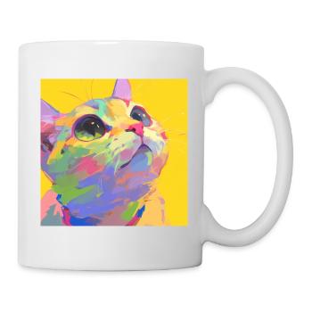 Chat, Motif De Chat - Mug blanc - blanc - Droite