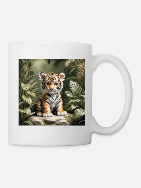 Tiger Cub - Mug - white