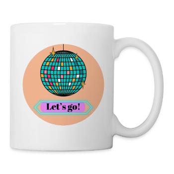 Auf geht es! - Tasse - Weiß - Rechts