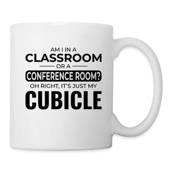 Arbeit Memes Büro-Humor Arbeitsplatz Lustig - Tasse - Weiß - Rechts