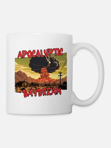 Apokalyptischer Tagtraum - Tasse - Weiß