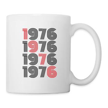 Millésime 1976 - Mug blanc - blanc - Droite