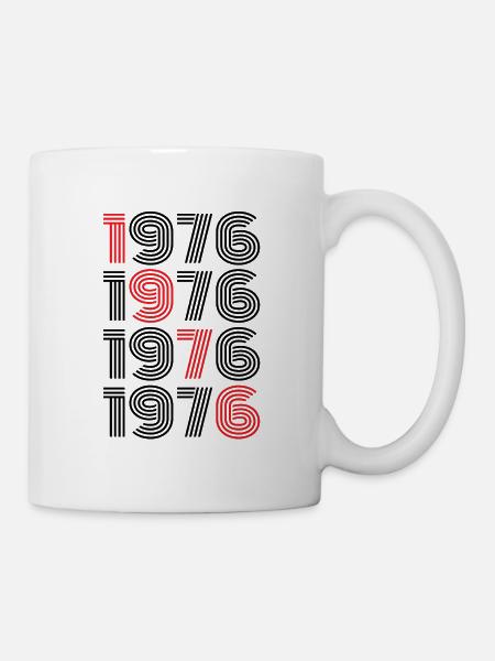 Vintage 1976 - Tasse - Weiß