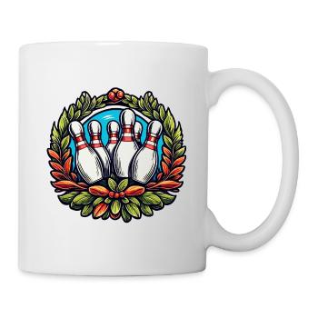 Bowling / Quilles / Bowling / Pin / Strike - Mug blanc - blanc - Droite