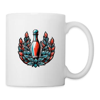Bowling / Quilles / Bowling / Pin / Strike - Mug blanc - blanc - Droite