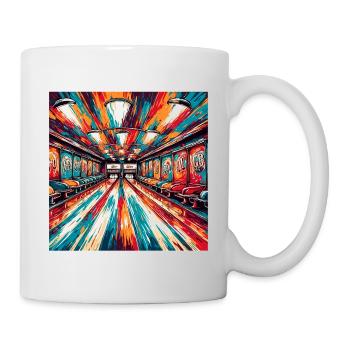 Bowling / Quilles / Bowling / Pin / Strike - Mug blanc - blanc - Droite