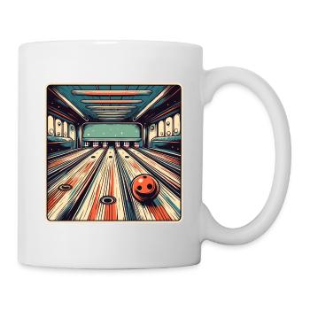 Bowling / Quilles / Bowling / Pin / Strike - Mug blanc - blanc - Droite
