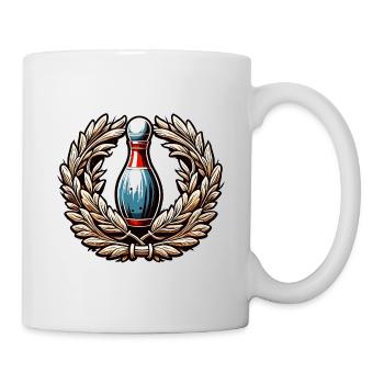 Bowling / Quilles / Bowling / Pin / Strike - Mug blanc - blanc - Droite