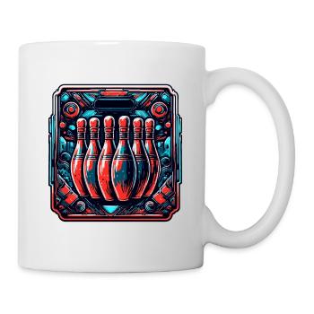 Bowling / Quilles / Bowling / Pin / Strike - Mug blanc - blanc - Droite