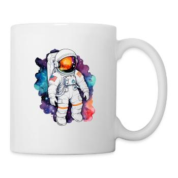 Aquarelle d’astronaute Aquarelle - Mug blanc - blanc - Droite