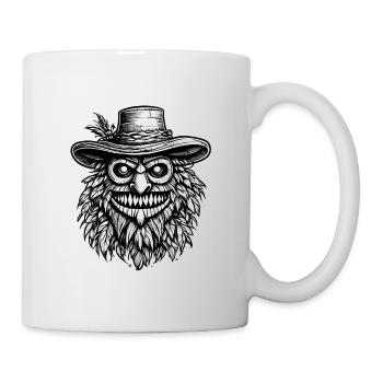 Vogelscheuche / Erntehelfer / Maisfeld / Feld - Tasse - Weiß - Rechts