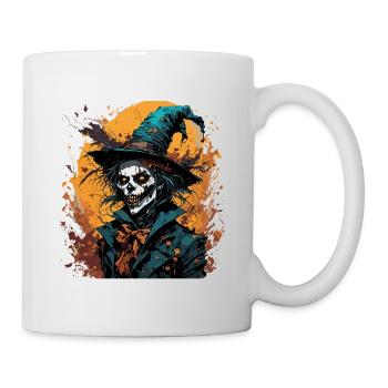 Vogelscheuche / Erntehelfer / Maisfeld / Feld - Tasse - Weiß - Rechts