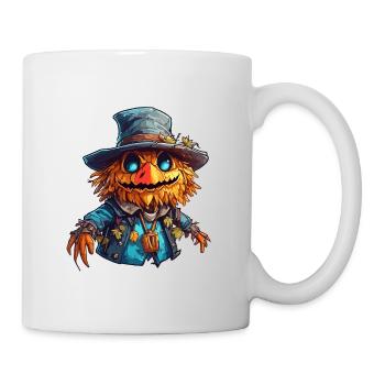 Vogelscheuche / Erntehelfer / Maisfeld / Feld - Tasse - Weiß - Rechts