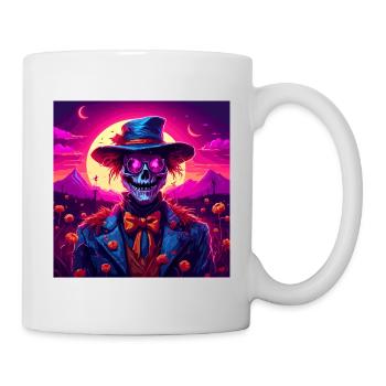 Vogelscheuche / Erntehelfer / Maisfeld / Feld - Tasse - Weiß - Rechts