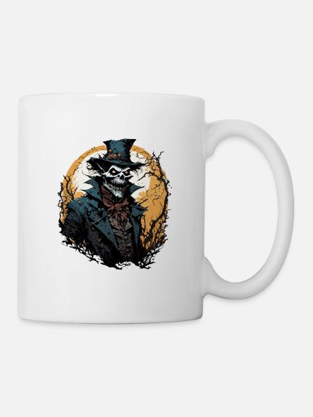 Vogelscheuche / Erntehelfer / Maisfeld / Feld - Tasse - Weiß