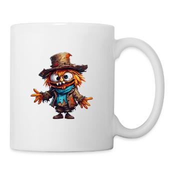 Vogelscheuche / Erntehelfer / Maisfeld / Feld - Tasse - Weiß - Rechts