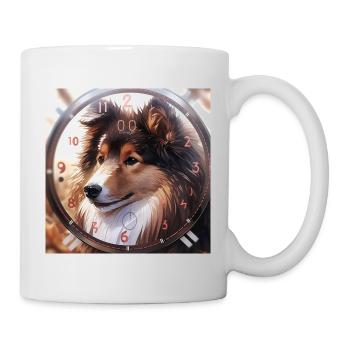 Calme et puissant - Mug blanc - blanc - Droite