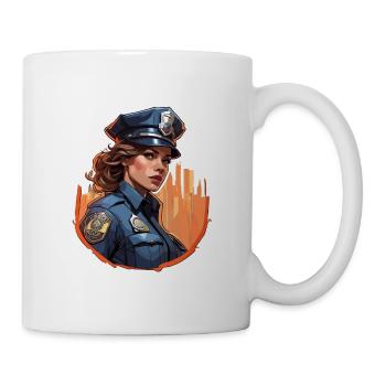 Polizei / Einsatz / Beruf / Job / Einsatzkräfte - Tasse - Weiß - Rechts