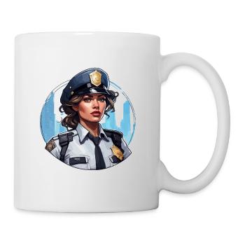 Polizei / Einsatz / Beruf / Job / Einsatzkräfte - Tasse - Weiß - Rechts
