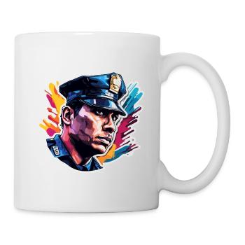 Polizei / Einsatz / Beruf / Job / Einsatzkräfte - Tasse - Weiß - Rechts