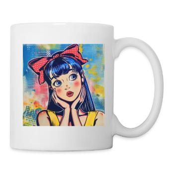 anime, waifu, japan - Tasse - Weiß - Rechts