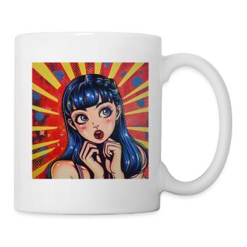 anime, waifu, japan - Tasse - Weiß - Rechts