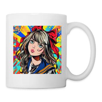 anime, waifu, japan - Tasse - Weiß - Rechts