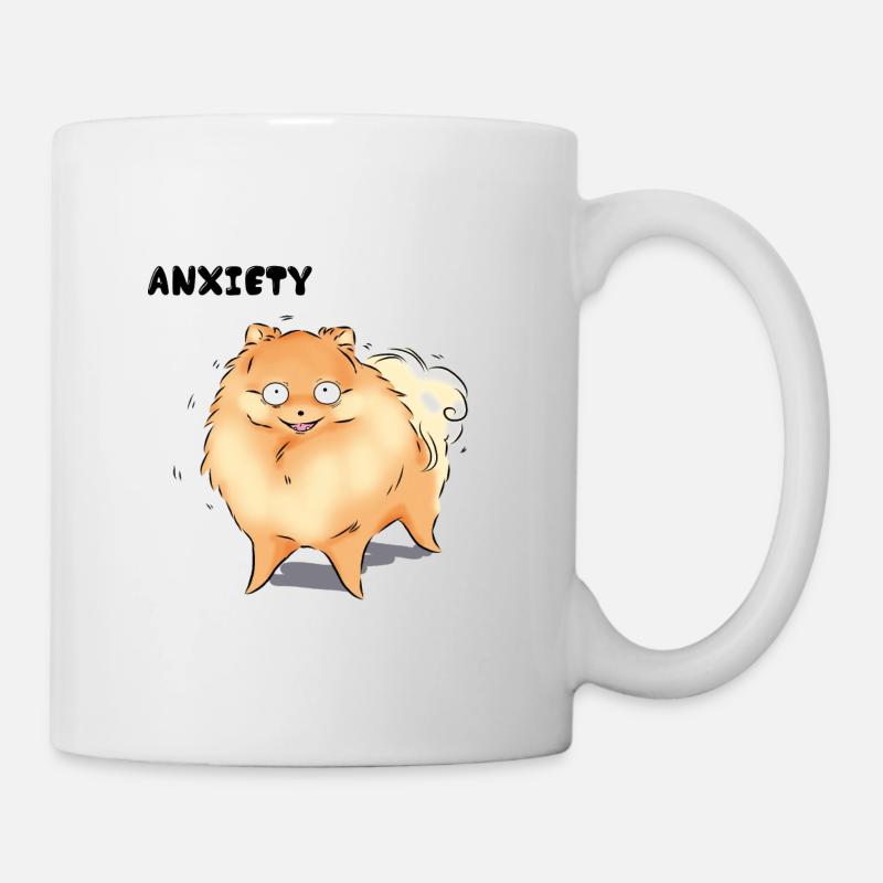 Angst - Tasse - Weiß
