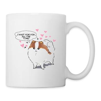 I wait for you all the time - Mug - white - Right