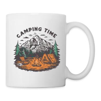 Camping Voyage dans le temps Vacances d'aventure - Mug blanc - blanc - Droite