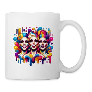 Queens' Jubel - Queens' Cheer - Tasse - Weiß - Rechts