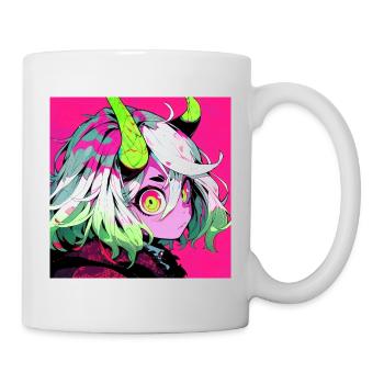 Anime, Demon Girl, Waifu, Japan - Mug - white - Right