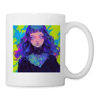 Anime, Gothic Girl, Waifu, Japan - Mug - white - Right