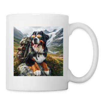 Berner Sennenhund - Tasse - Weiß - Rechts