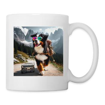 Berner Sennenhund - Tasse - Weiß - Rechts