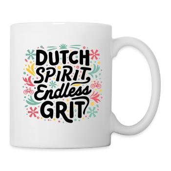 L’ hollandais, le courage infini : une œuvre d’art vibrante - Mug blanc - blanc - Droite