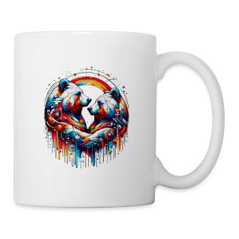Bärenbund - Bear Bond - Tasse - Weiß - Rechts