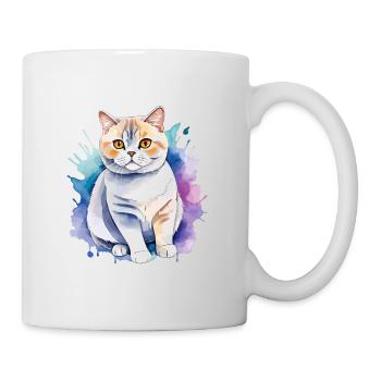 British Shorthair Watercolor - Mug - white - Right