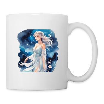 Anime Manga Mädchen Wasserfarben - Tasse - Weiß - Rechts