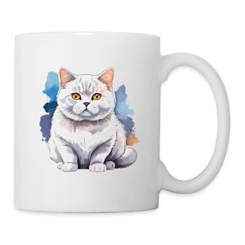 British Shorthair Watercolor - Mug - white - Right