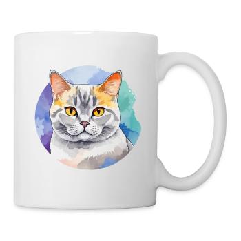 British Shorthair Watercolor - Mug - white - Right