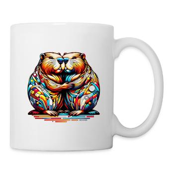Biberharmonie - Farbspektrum der Natur - Tasse - Weiß - Rechts