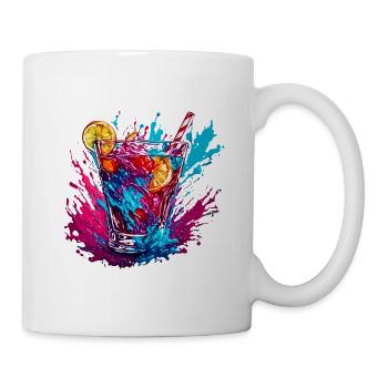 Cocktail / Bar / Mixage / Boisson / Exotique / Club - Mug blanc - blanc - Droite