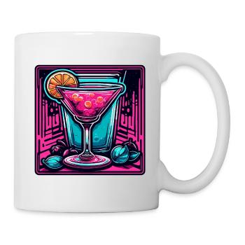 Cocktail / Bar / Mixage / Boisson / Exotique / Club - Mug blanc - blanc - Droite