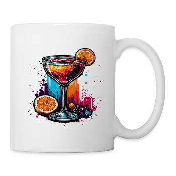 Cocktail / Bar / Mixage / Boisson / Exotique / Club - Mug blanc - blanc - Droite