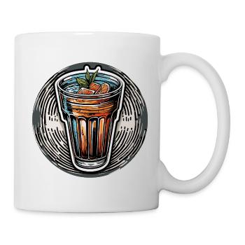 Cocktail / Bar / Mixage / Boisson / Exotique / Club - Mug blanc - blanc - Droite