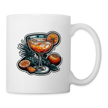 Cocktail / Bar / Mixage / Boisson / Exotique / Club - Mug blanc - blanc - Droite