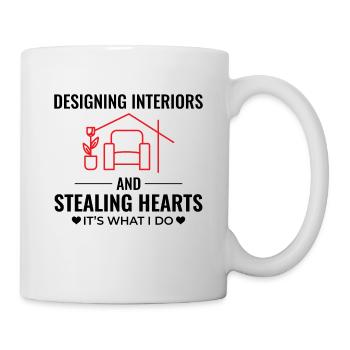 Innenarchitekt Dekorationsdesign Profi - Tasse - Weiß - Rechts